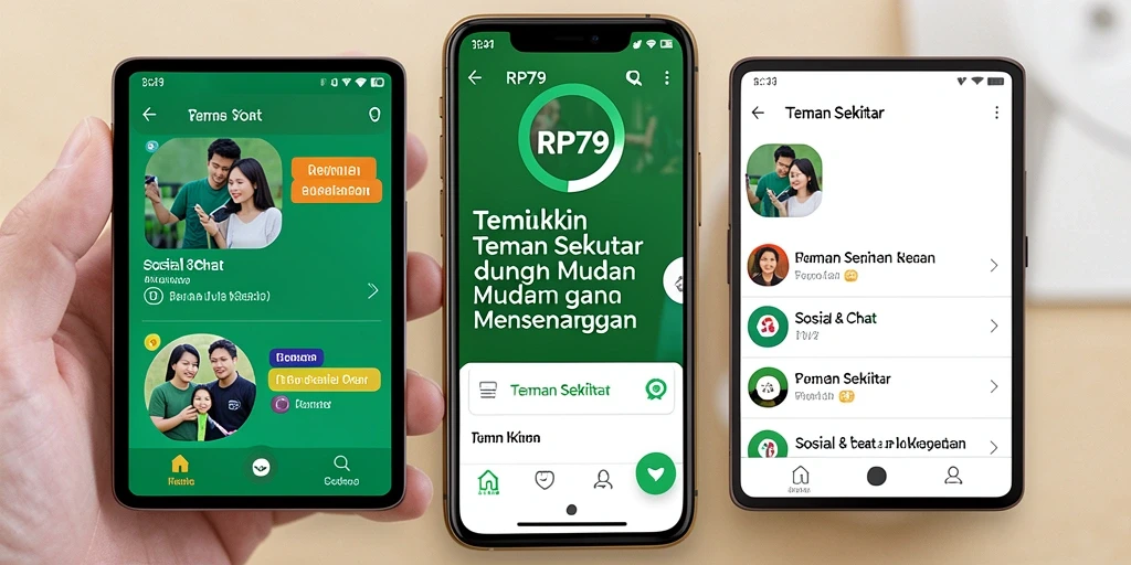 Tampilan antarmuka RP79 yang sederhana dan menarik.