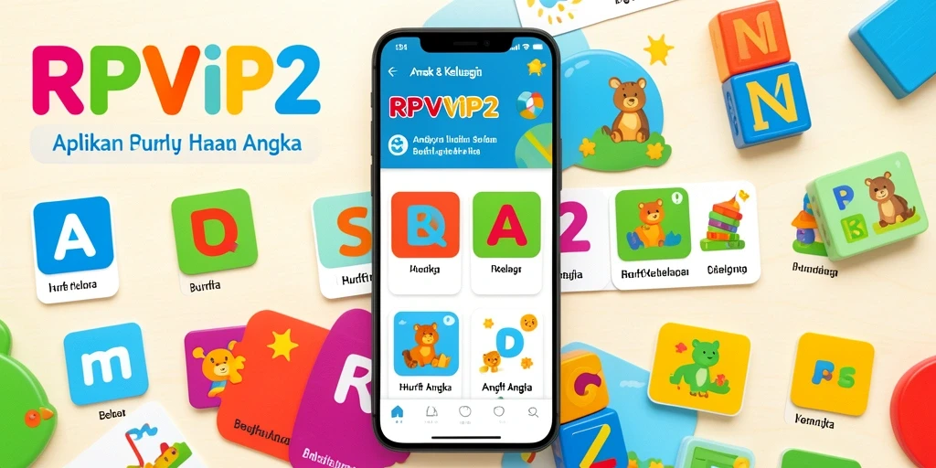 Tampilan antarmuka RPVIP2 yang menarik bagi anak-anak.